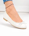 Balerini dama piele naturala bej cu talpa flexibila WIZ0426 3