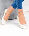 Balerini dama piele naturala bej cu talpa flexibila WIZ0426 4