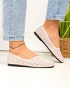Balerini dama piele naturala roz pudra cu talpa flexibila JY3763 4
