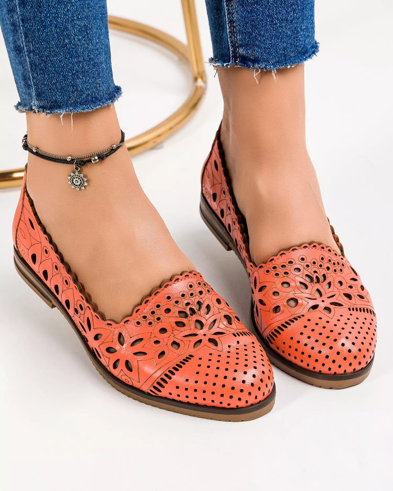 balerini-piele-naturala-portocalii-cu-model-perforat-ak2030-50839-2.webp