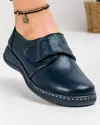 Pantofi Bleumarin Cu Bareta Casual Piele Naturala XH040 3