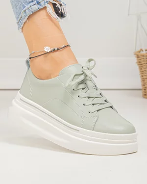 Pantofi casual dama piele naturala barilla cu inchidere sireturi AW2023-26
