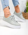 Pantofi casual dama piele naturala barilla cu inchidere sireturi F002-470 1