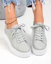 Pantofi casual dama piele naturala barilla cu inchidere sireturi F002-470 4