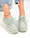Pantofi casual dama piele naturala barilla cu inchidere sireturi T6055 3