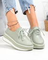 Pantofi casual dama piele naturala barilla cu inchidere sireturi T6055 5