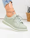 Pantofi casual dama piele naturala barilla cu inchidere sireturi T6099 3