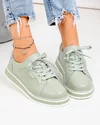 Pantofi casual dama piele naturala barilla cu inchidere sireturi T6099 4