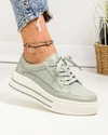 Pantofi casual dama piele naturala barilla cu talpa alba F001-714 3