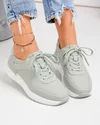 Pantofi casual dama piele naturala barilla cu talpa alba F001-948 4