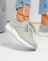 Pantofi casual dama piele naturala barilla cu talpa alba F001-948 1