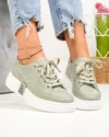 Pantofi casual dama piele naturala barilla cu talpa alba si cusaturi decorative JY6821 5
