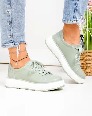 Pantofi Casual - Pantofi casual dama piele naturala barilla cu talpa alba T-2006