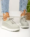 Pantofi casual dama piele naturala barilla cu talpa groasa F001-780 1