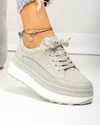 Pantofi casual dama piele naturala barilla cu talpa groasa F001-780 4