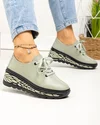 Pantofi casual dama piele naturala barilla cu talpa groasa JY5096 2