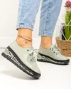 Pantofi casual dama piele naturala barilla cu talpa groasa JY5096 5