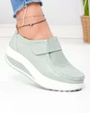 Pantofi casual dama piele naturala barilla cu varf rotund si inchidere scai PL-58 2