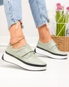 Pantofi casual dama piele naturala barilla cu varf rotund si inchidere scai T6086 3