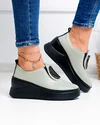 Pantofi casual dama piele naturala barilla perforati cu inchidere slip-on T-6050H 2