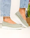 Pantofi casual dama piele naturala barilla perforati cu talpa groasa VK-F001-504 4