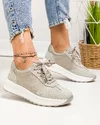 Pantofi casual dama piele naturala gri partial piele naturala intoarsa JY5290 2