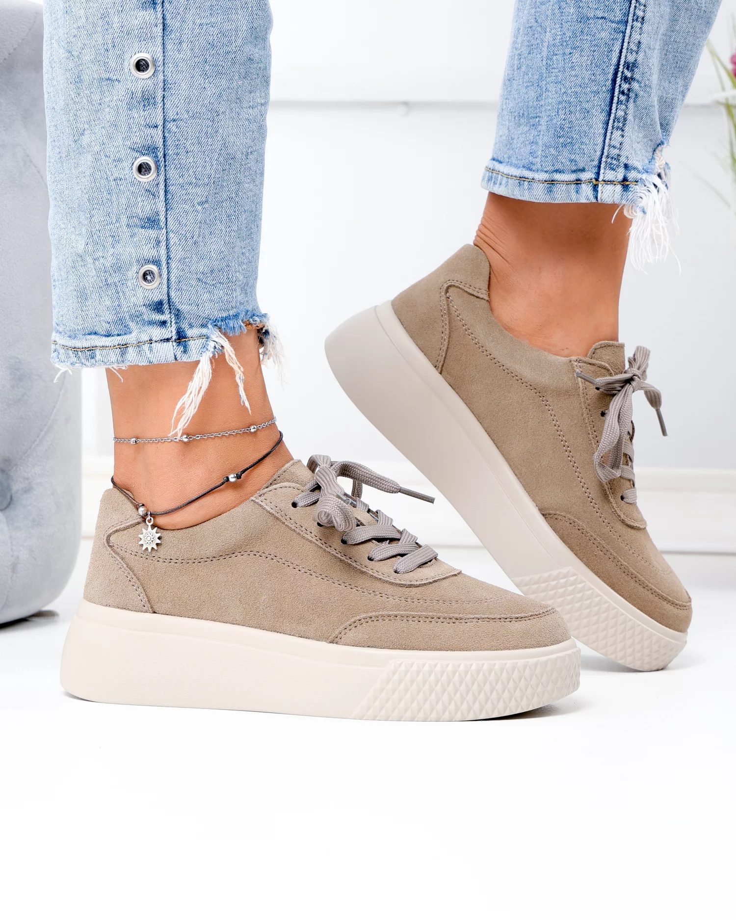pantofi-casual-dama-piele-naturala-intoarsa-kaki-cu-inchidere-sireturi-si-varf-rotund-f001-924-103588-2.webp