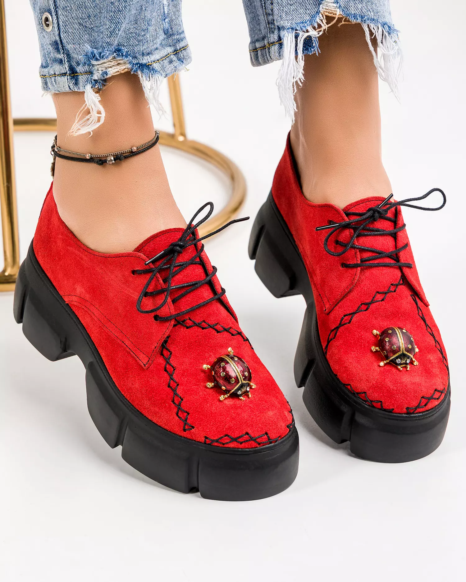 pantofi-casual-dama-piele-naturala-intoarsa-rosii-cu-accesoriu-aplicat-si-cusaturi-decorative-pol169-50275-2.webp