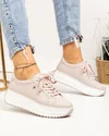 Pantofi casual dama piele naturala lila cu talpa alba si inimioara metalica F001-775 1