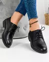 Pantofi casual dama piele naturala negri ADINA117 3