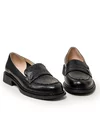 Pantofi casual dama piele naturala negri cu inchidere slip-on TN6417 6