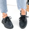 Pantofi casual dama piele naturala negri fara cusaturi F002-534 5