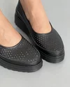 Pantofi Casual Dama Piele Naturala Negri VF-F001-504