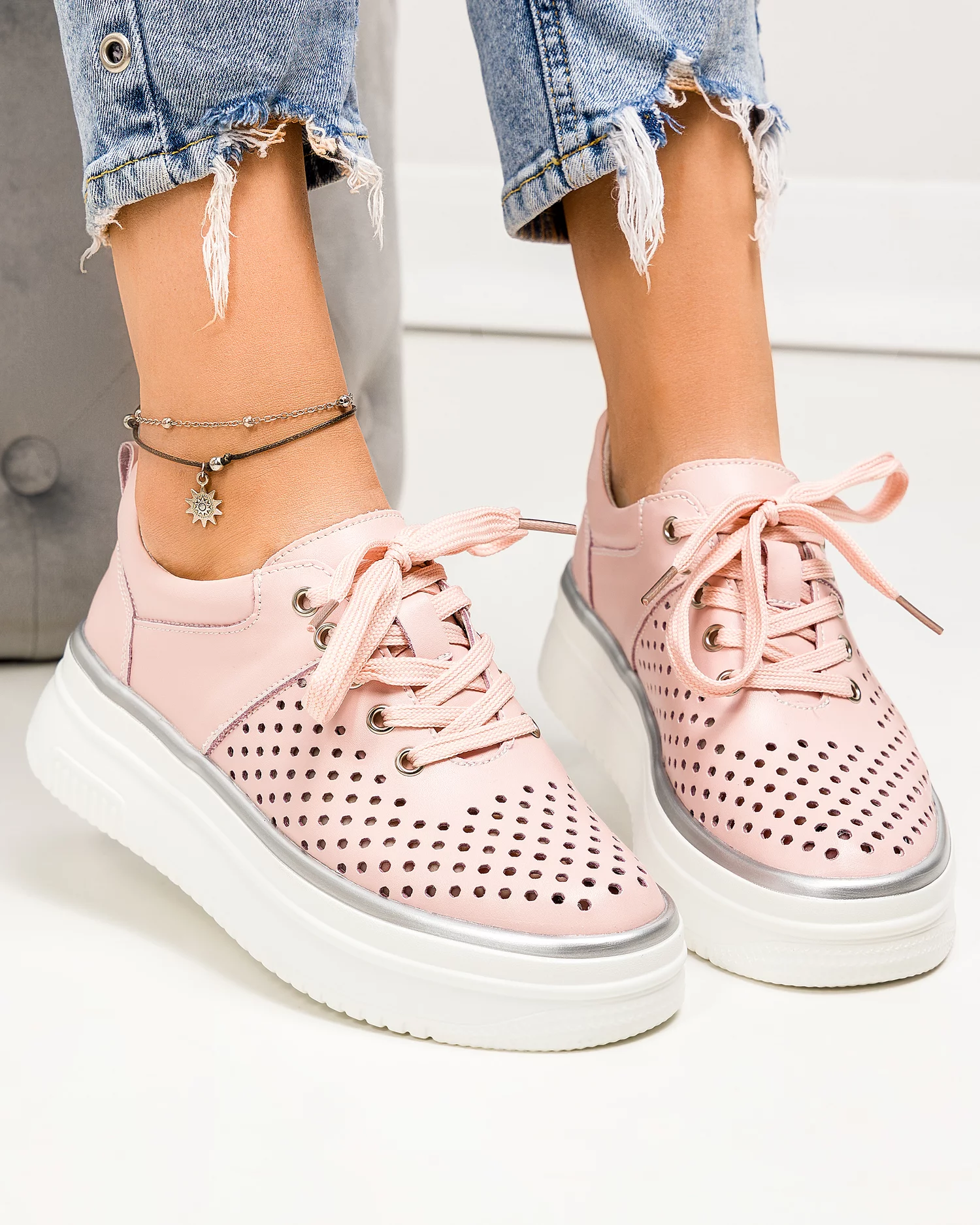 pantofi-casual-dama-piele-naturala-roz-cu-gri-perforati-cu-talpa-groasa-t-5911-74941-2.webp
