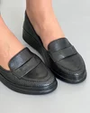 Pantofi Casual De Dama Negri Piele Naturala Perforati AK1100