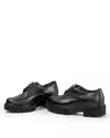 Pantofi casual piele naturala negri cu inchidere sireturi DIANA108 7