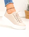Pantofi Casual Piele Naturala Roz T-16 1