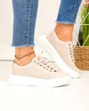 Pantofi Casual Piele Naturala Roz T-16 5