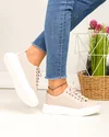 Pantofi Casual Piele Naturala Roz T-16 6