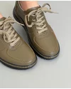 Pantofi Kaki Casual Din Piele Naturala XH-2800