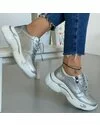 Pantofi Piele Naturala Dora2 - Silver