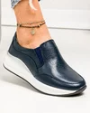 Pantofi Piele Naturala Remi - Bleumarin 1