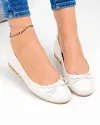 Balerini dama piele naturala bej cu talpa flexibila WIZ0426 1