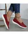 Balerini Piele Naturala Betty2 - Rosii 3
