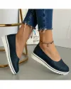 Balerini Piele Naturala Kate - Bleumarin 3