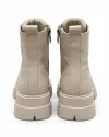 Ghete dama din piele naturala khaki F002-664 5