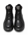 Ghete dama piele naturala negre cu platforma F002-444B 7