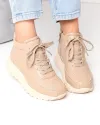 Ghete scurte dama piele naturala kaki cu inchidere fermoar F002-660 1