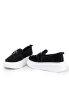 Mocasini piele naturala intoarsa negri cu talpa alba SD-306 6