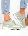 Pantofi casual dama piele naturala barilla cu inchidere sireturi T6055 1